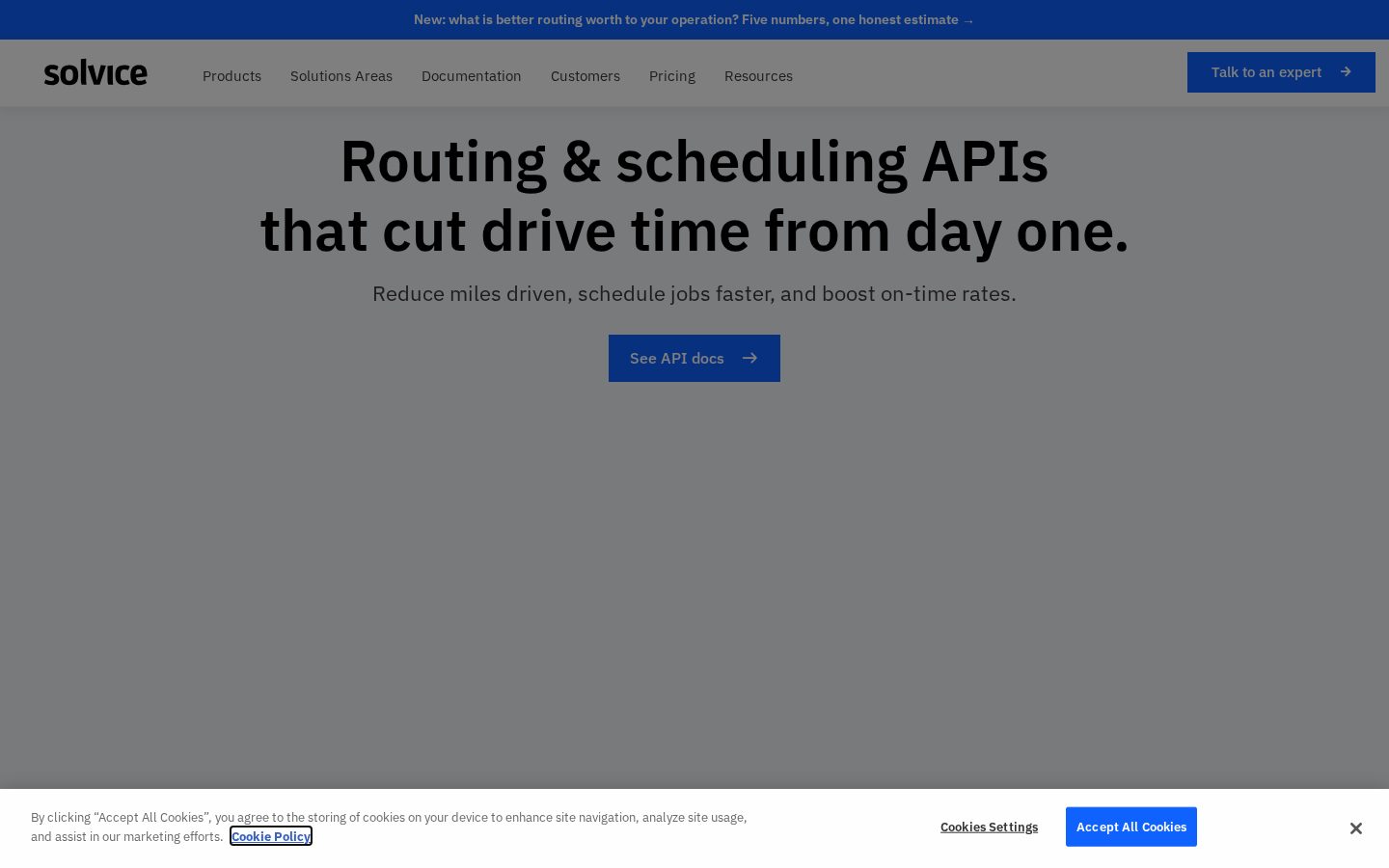 Solvice Homepage