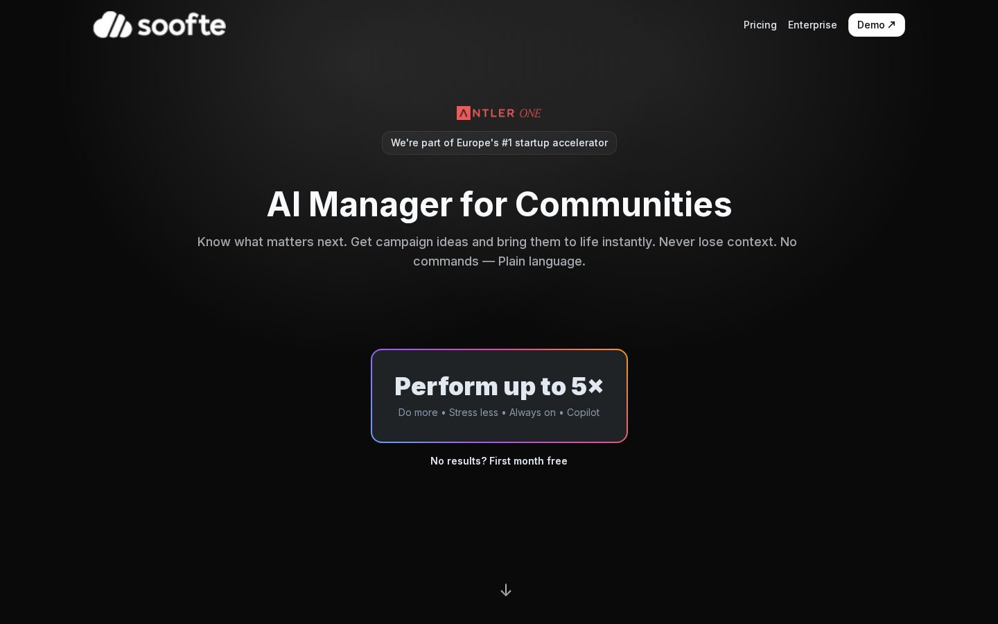 Soofte Homepage