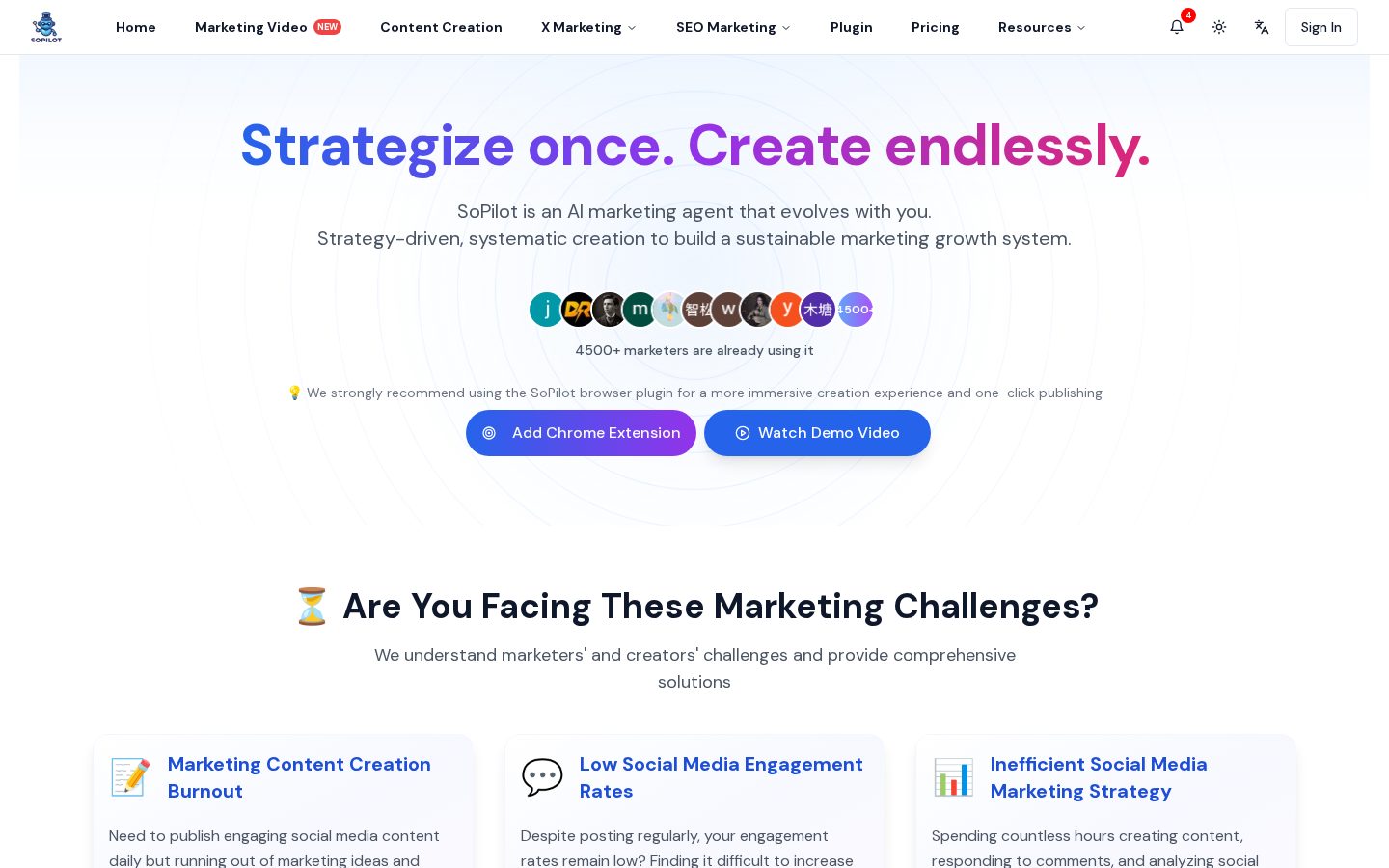 SoPilot Homepage