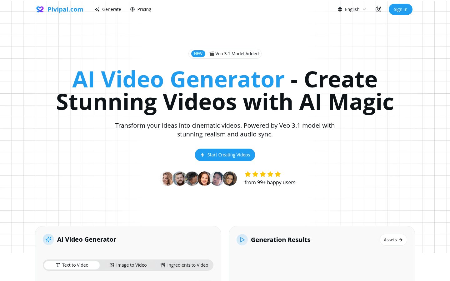 Sora 2 AI Homepage