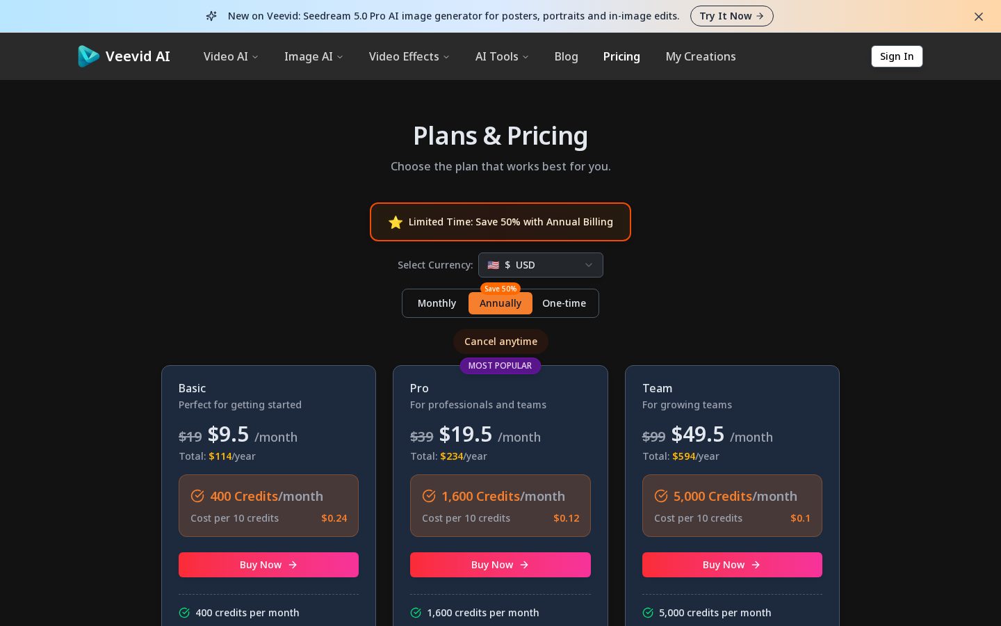 Sora 2 - Cinematic AI Video Generator with Audio Pricing