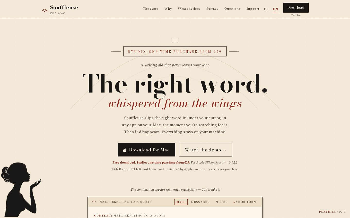 Souffleuse Homepage