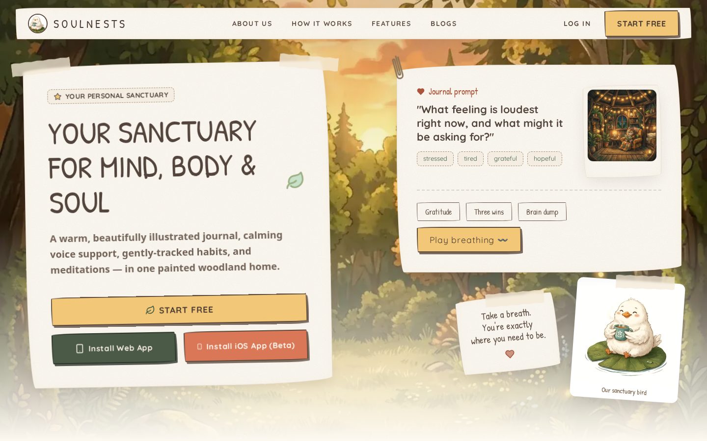 Soulnests Homepage