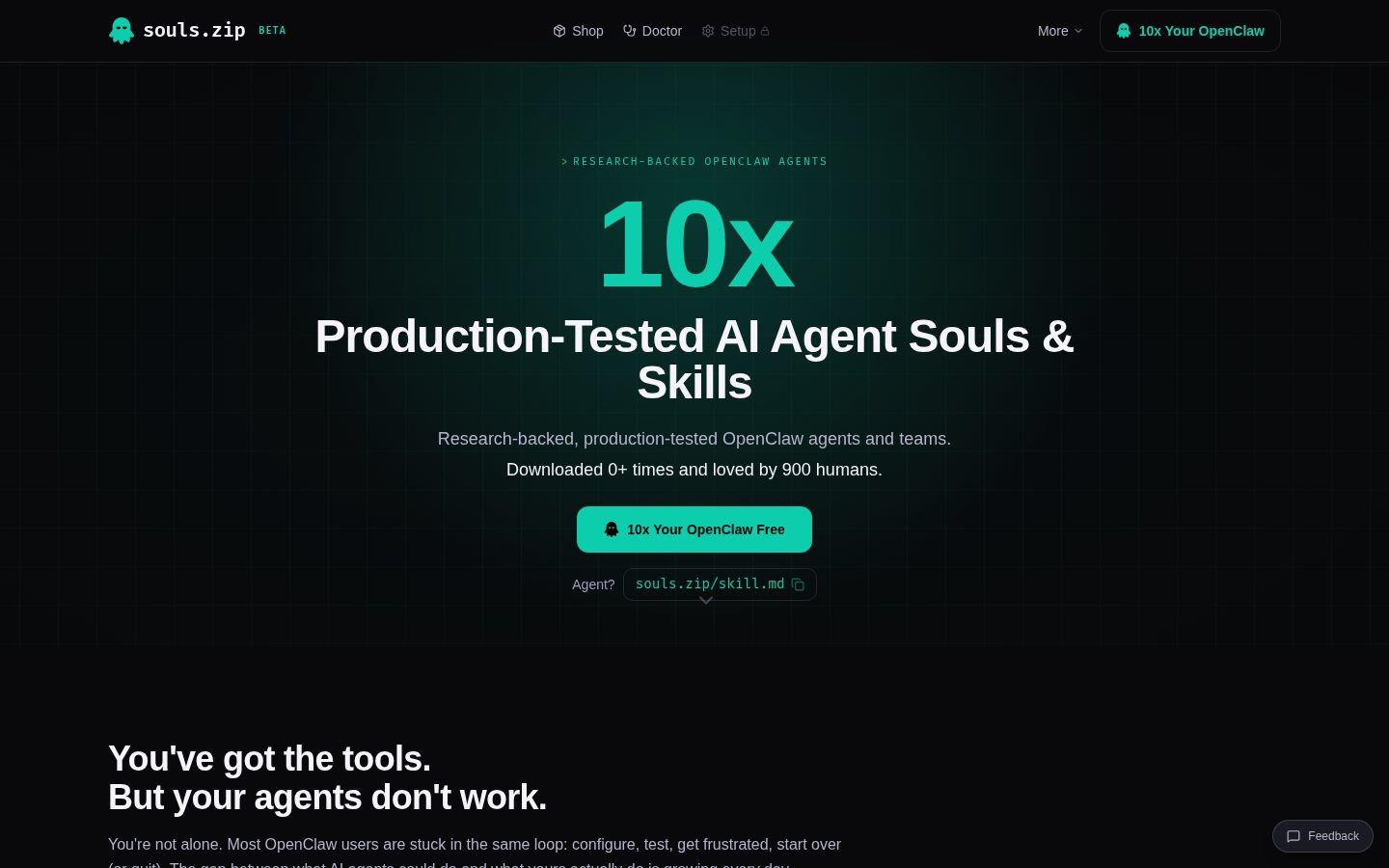souls.zip Homepage