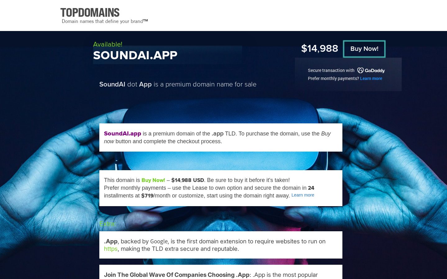 SoundAI Homepage