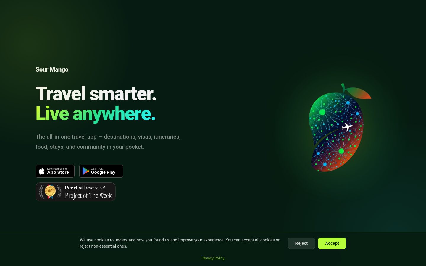 Sour Mango - Your all-in-one travel companion Homepage