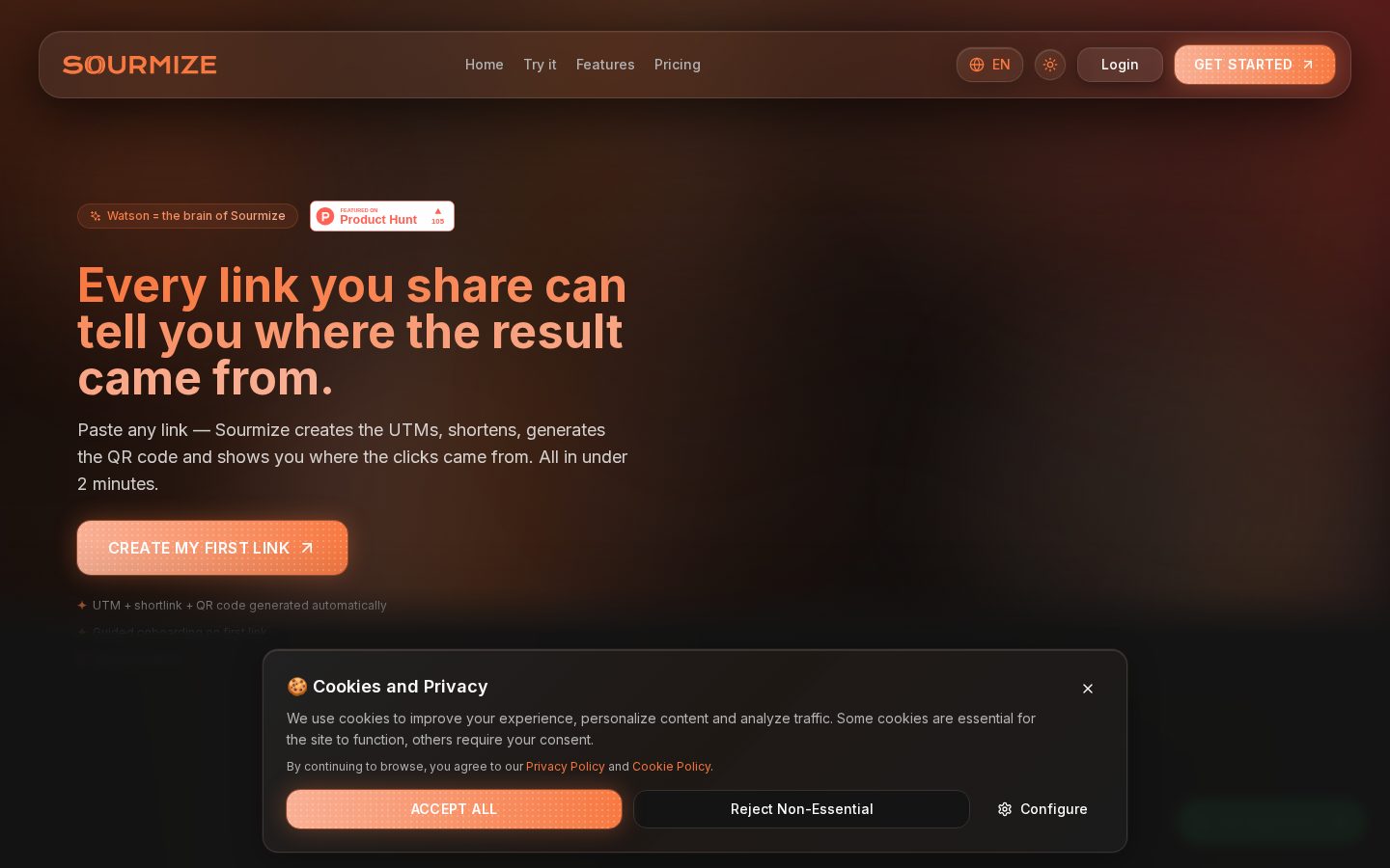 Sourmize Homepage