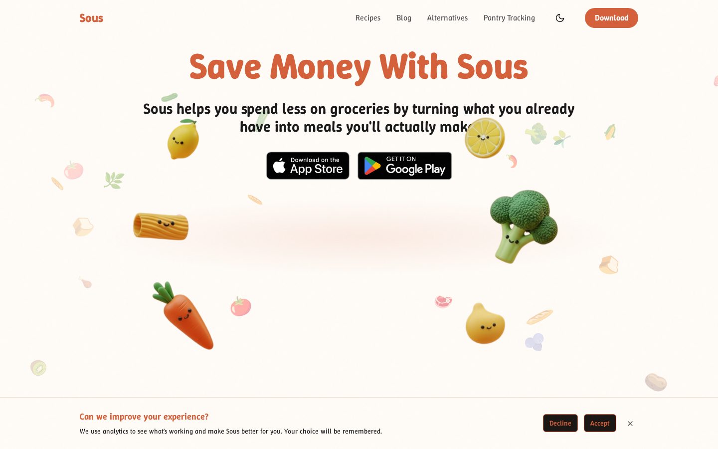 Sous Homepage