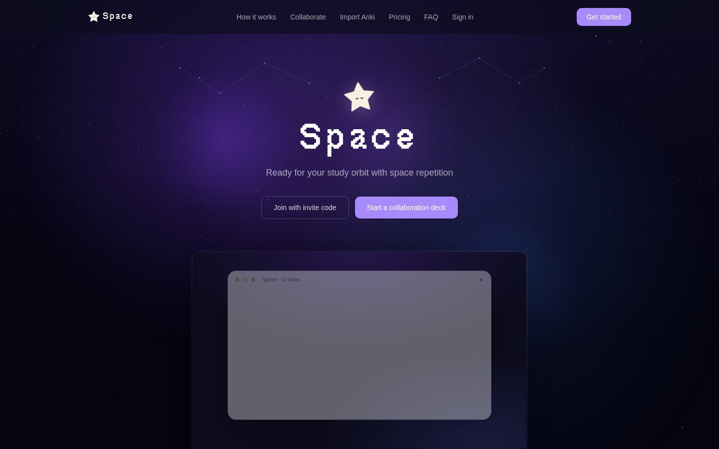 Space Homepage