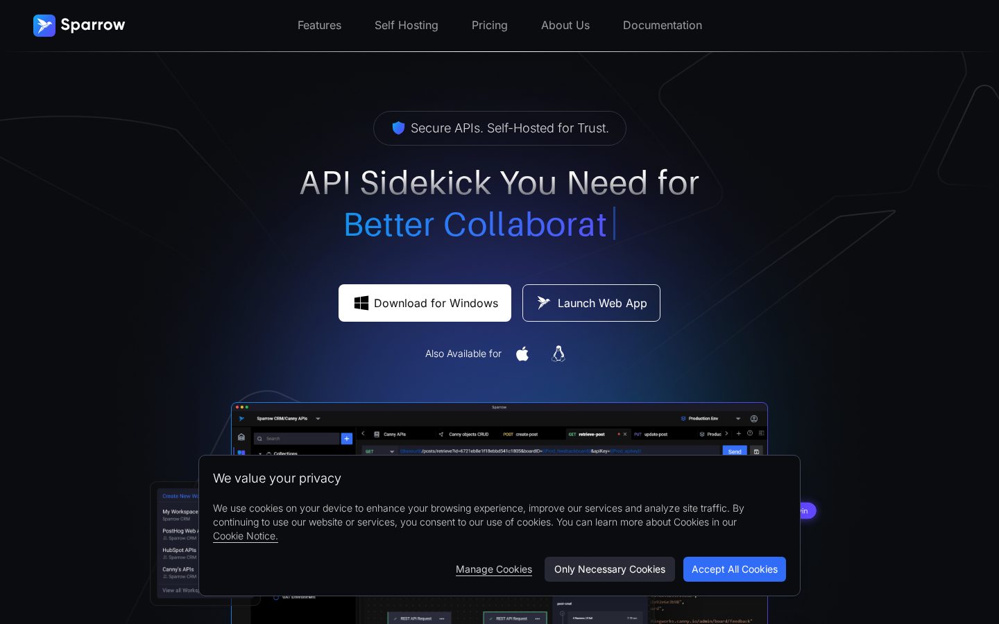 Sparrow Homepage