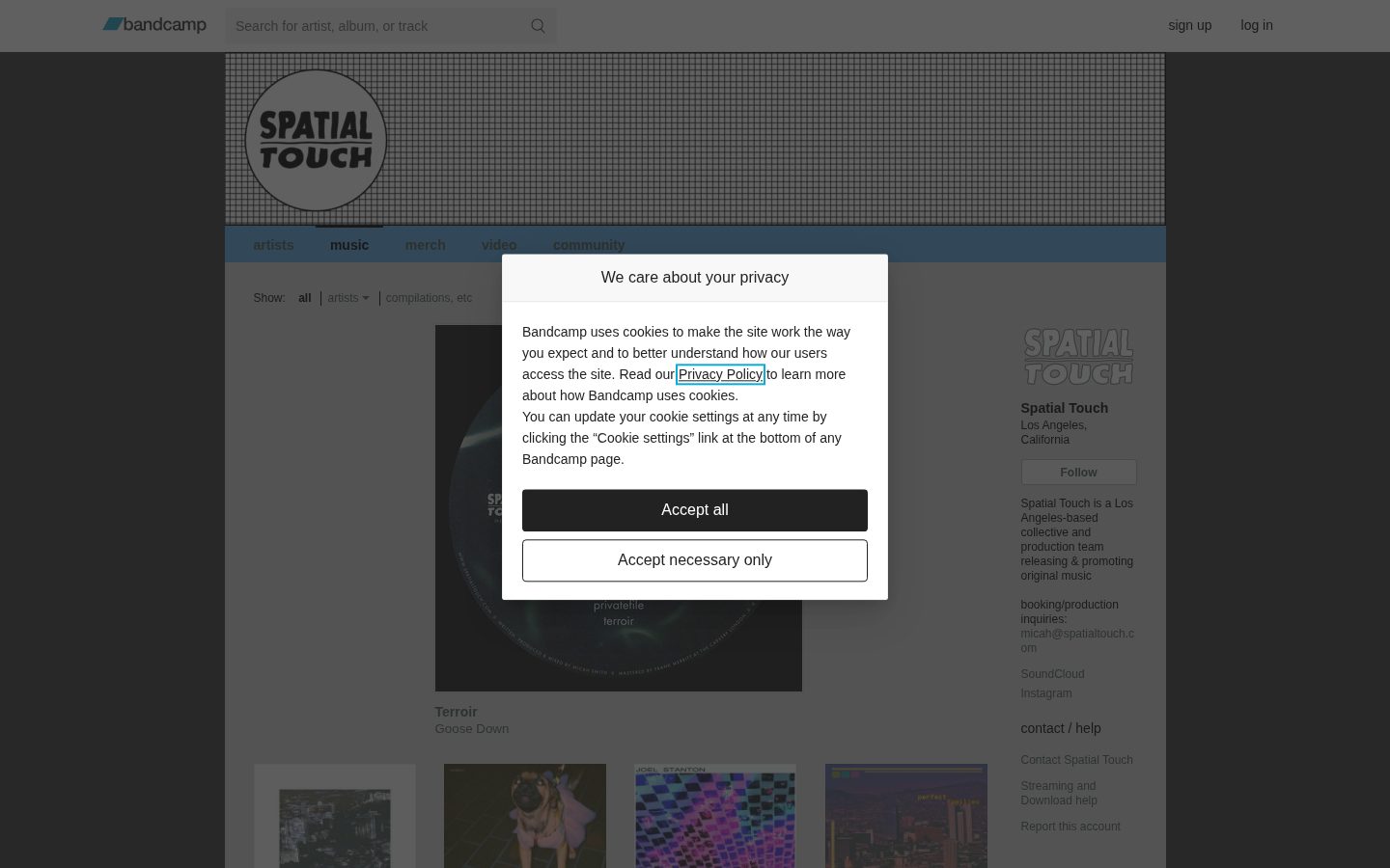 Spatial Touch™ Homepage