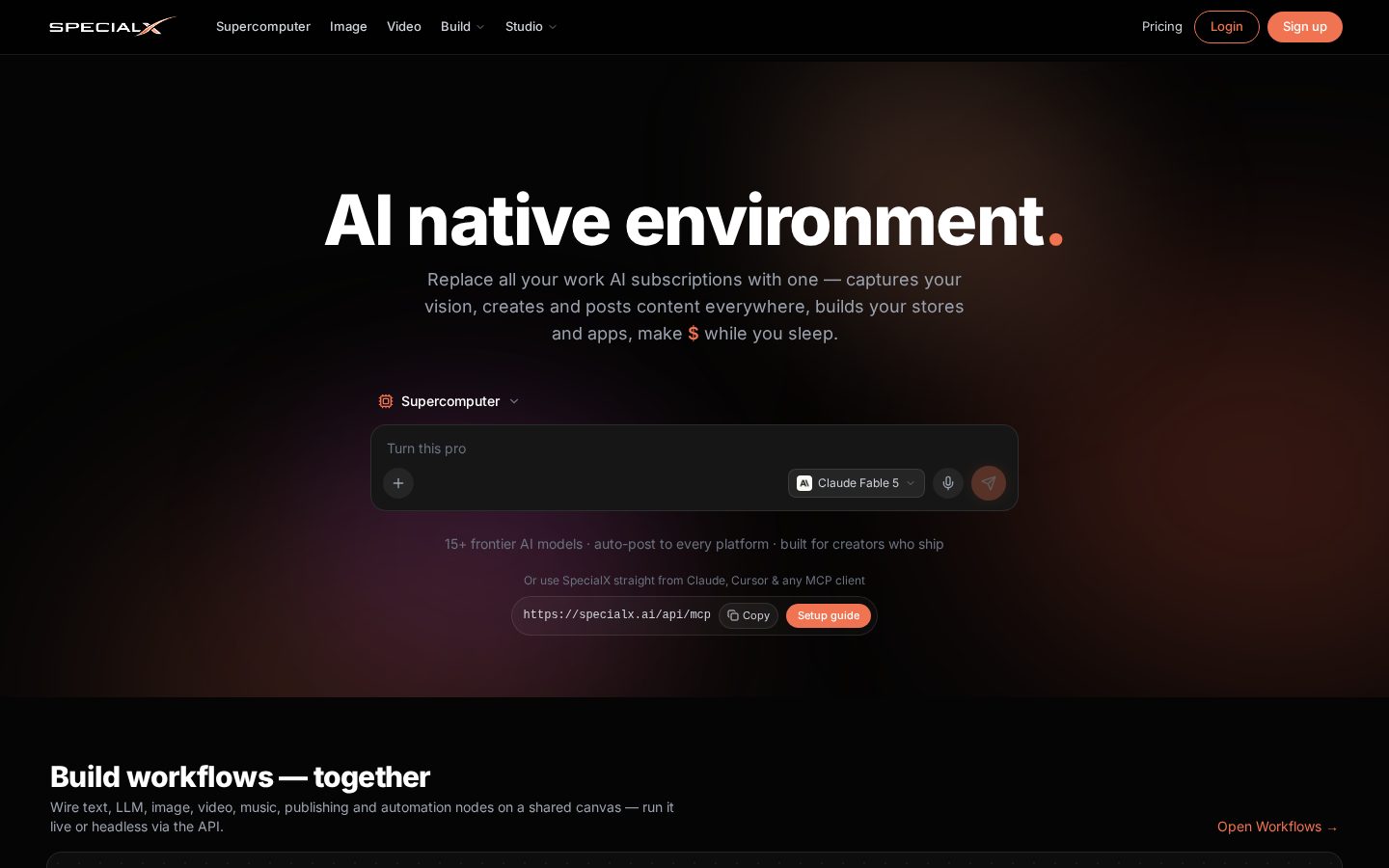 SpecialX Homepage