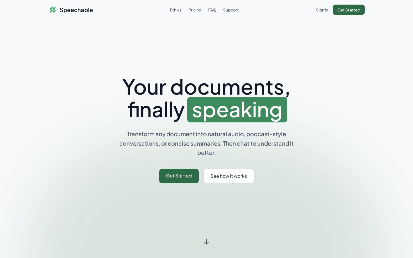 Speechable Homepage