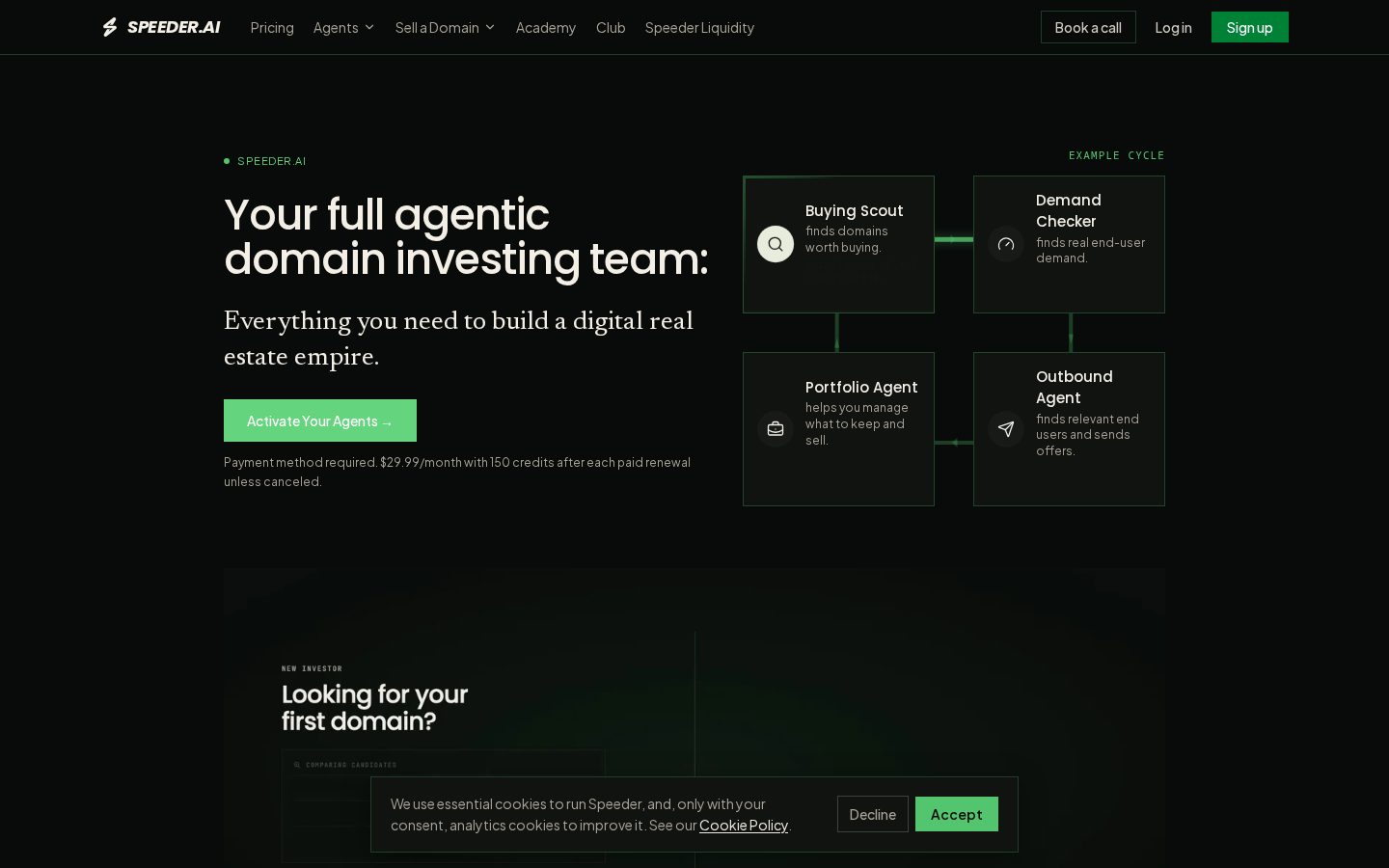 Speeder.ai Homepage