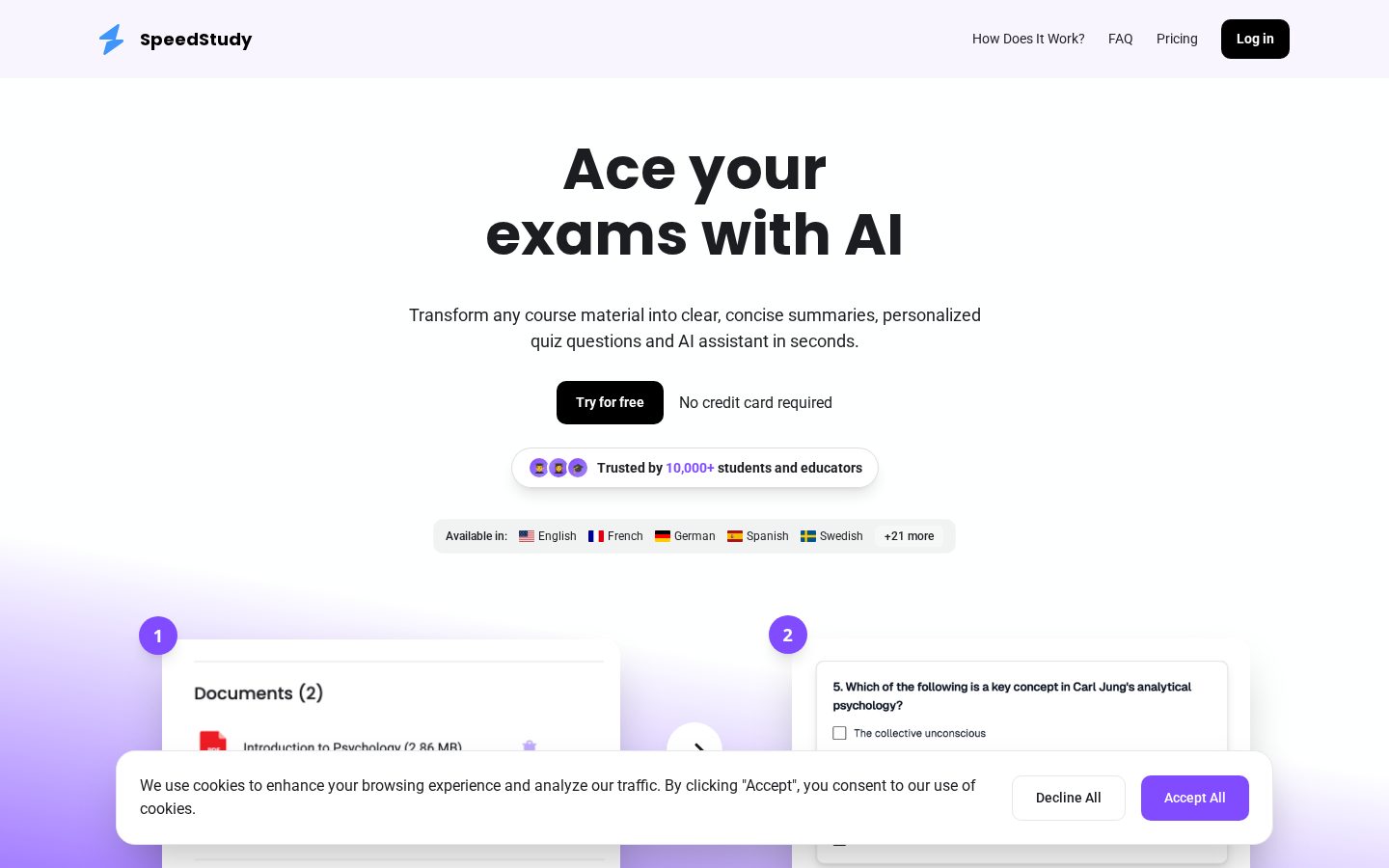 SpeedStudy Homepage