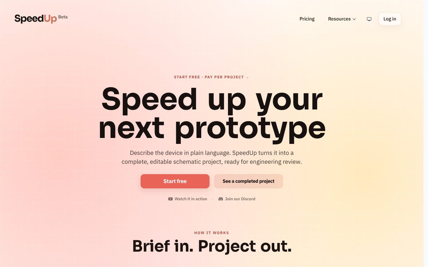 SpeedUp AI Homepage
