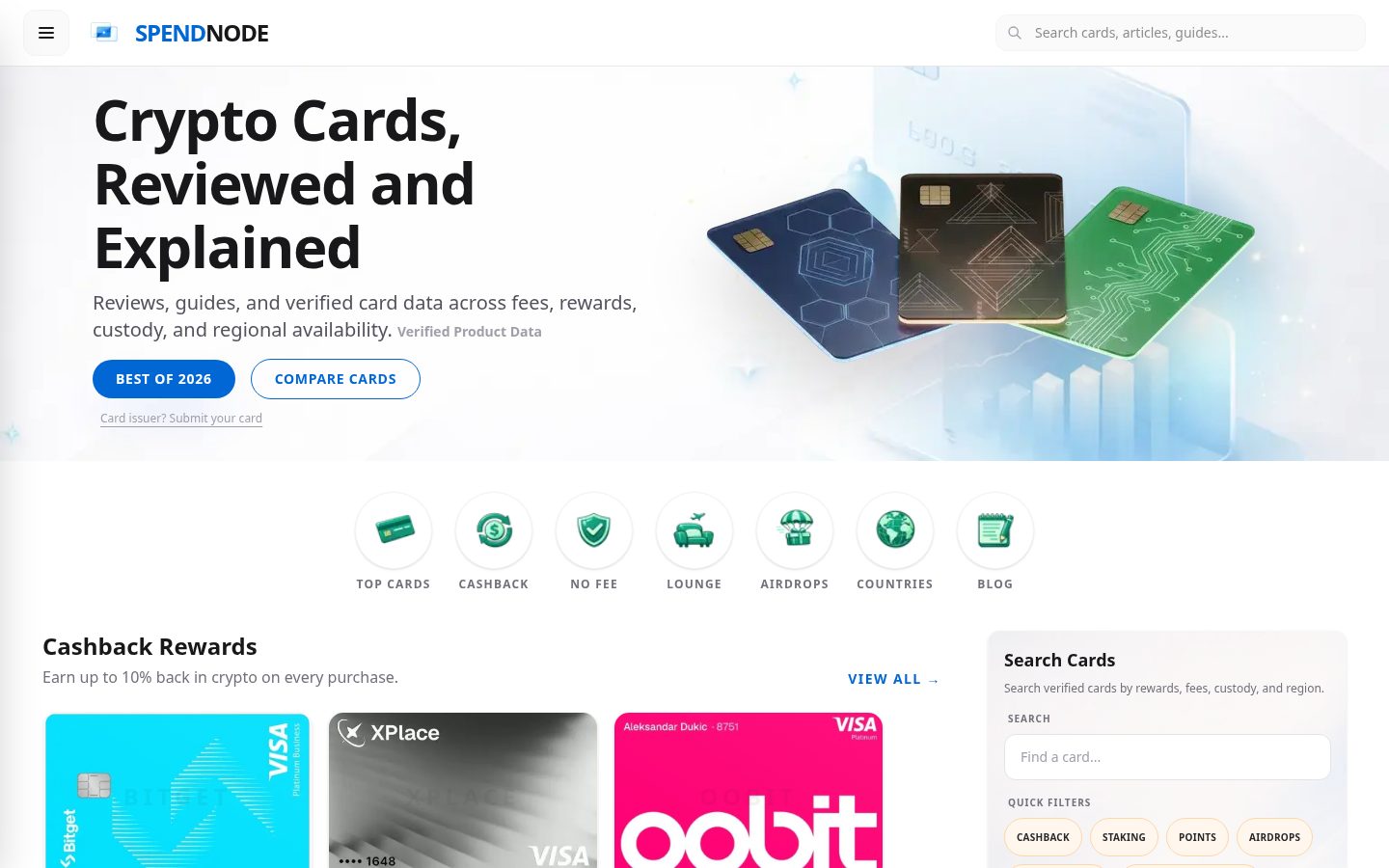 SpendNode Homepage