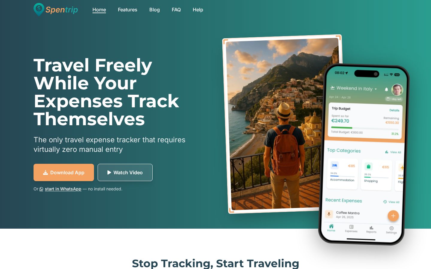 Spentrip Homepage