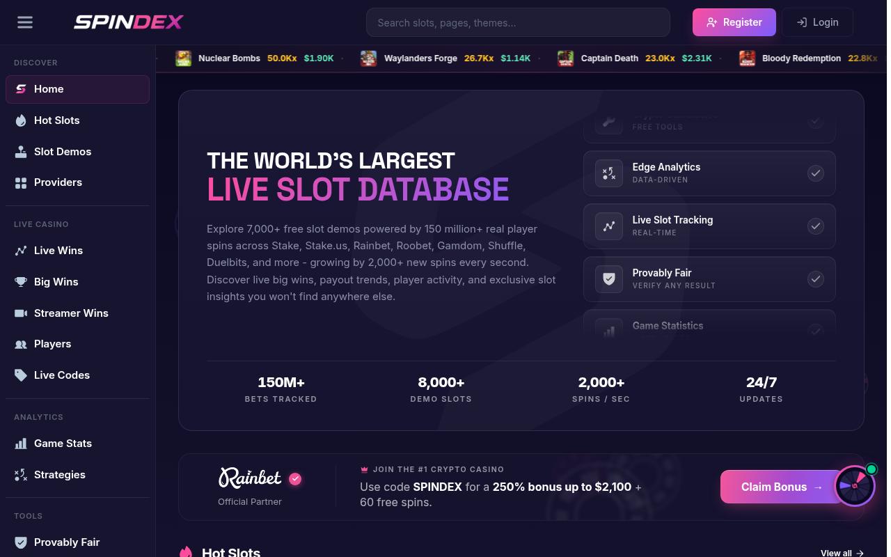 Spindex Homepage