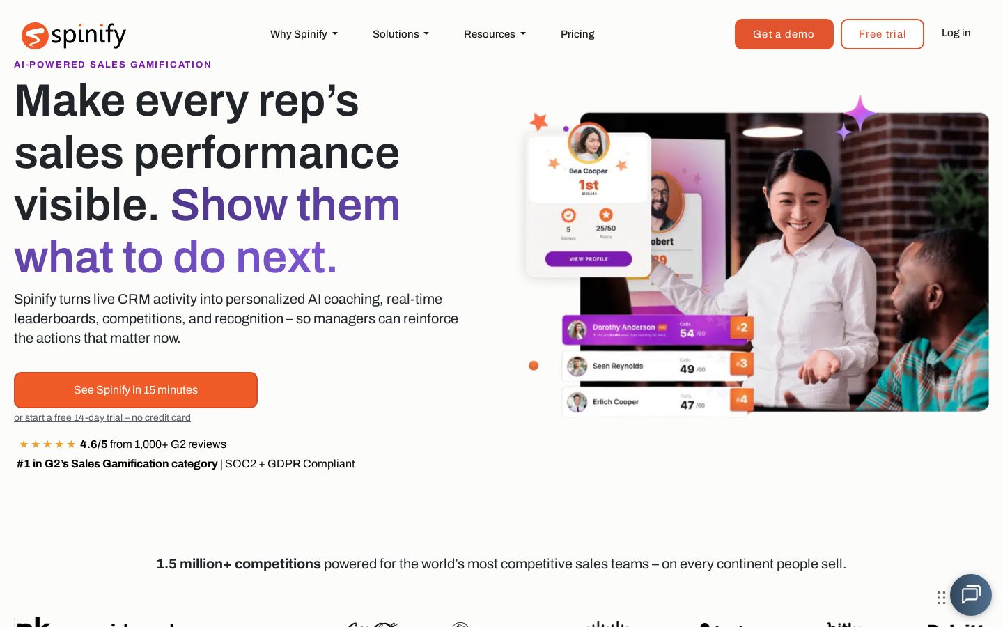 Spinify Homepage