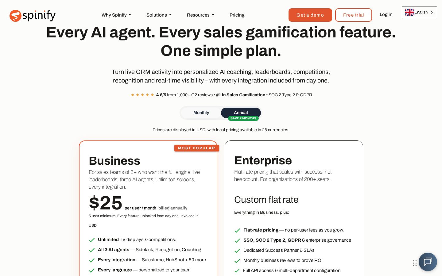 Spinify Pricing