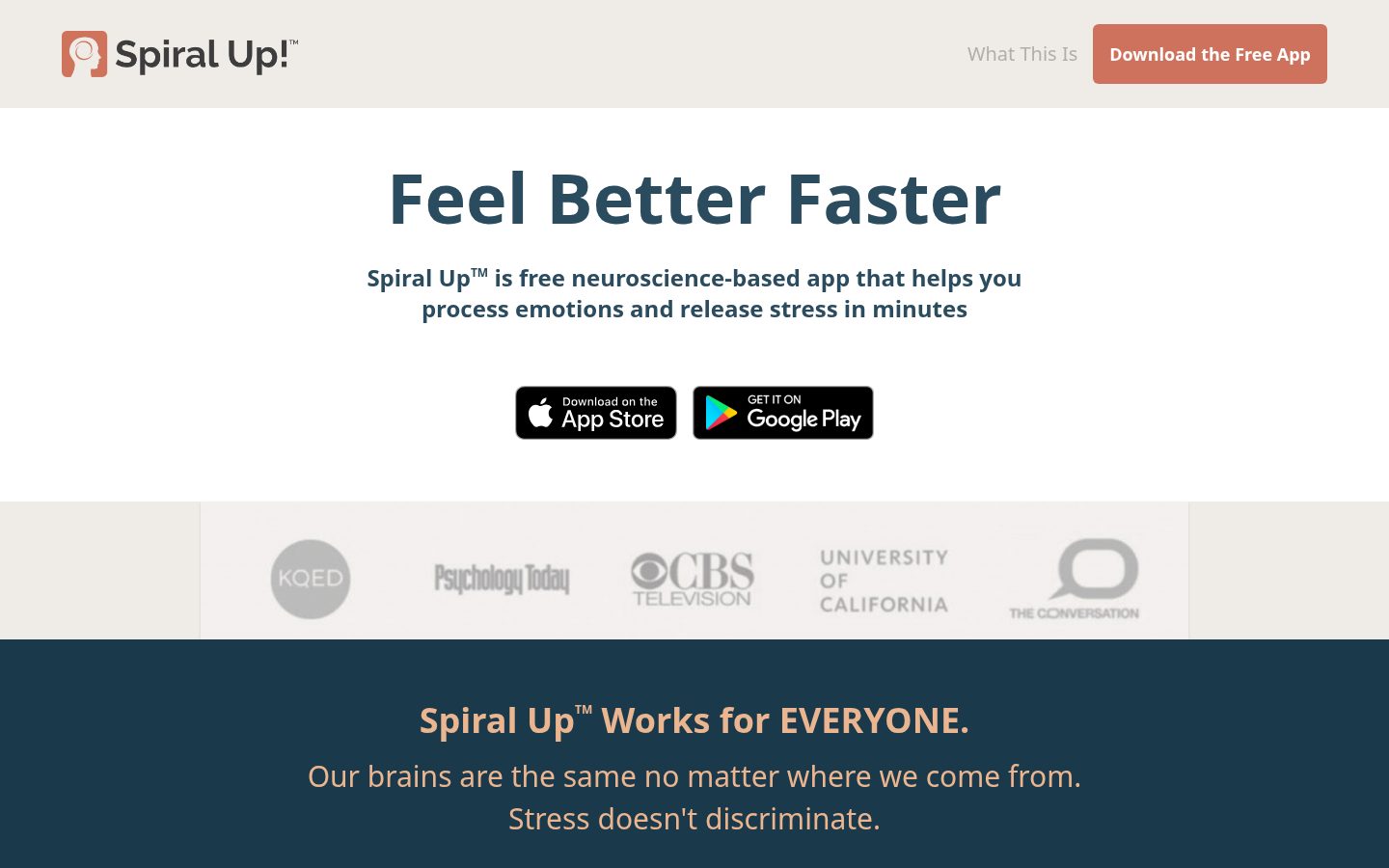 SpiralUp Homepage