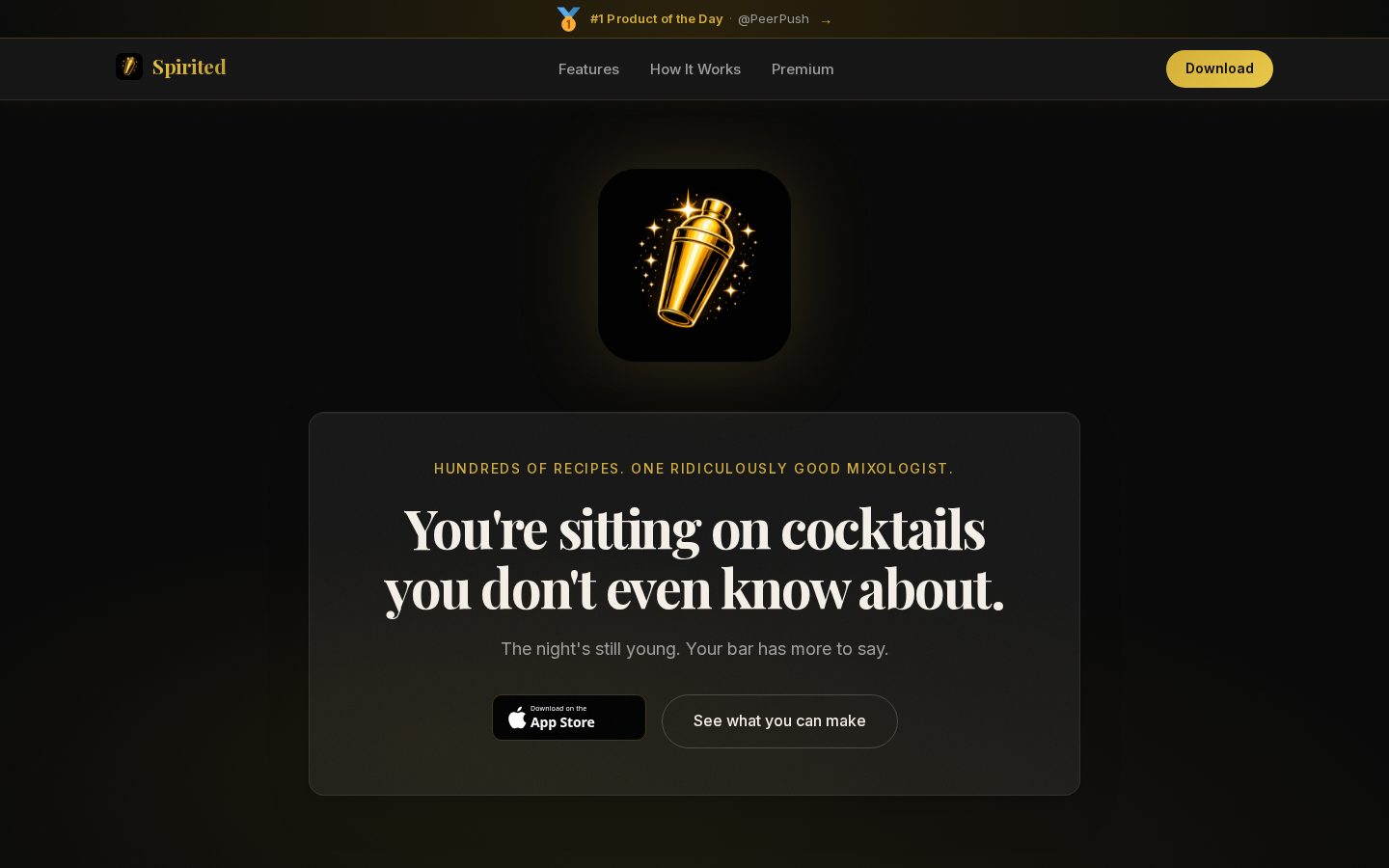 Spirited Homepage