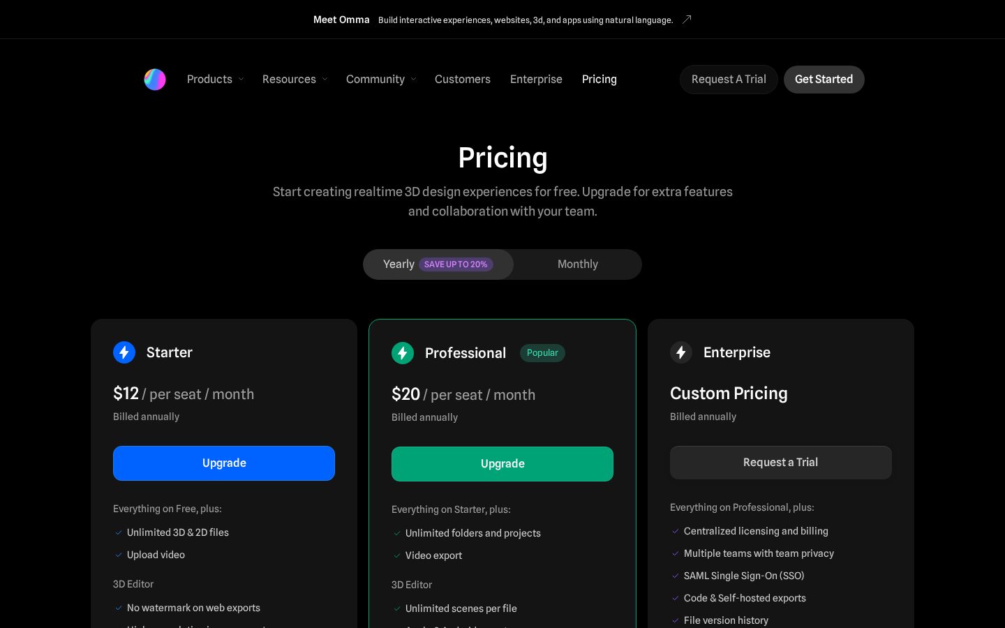 Spline Pricing