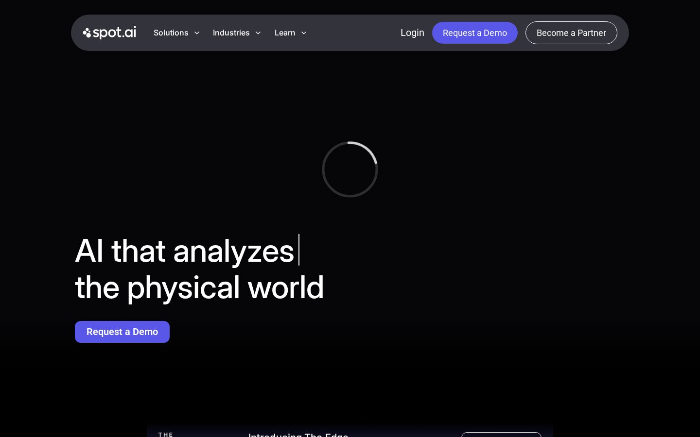 Spot AI Homepage