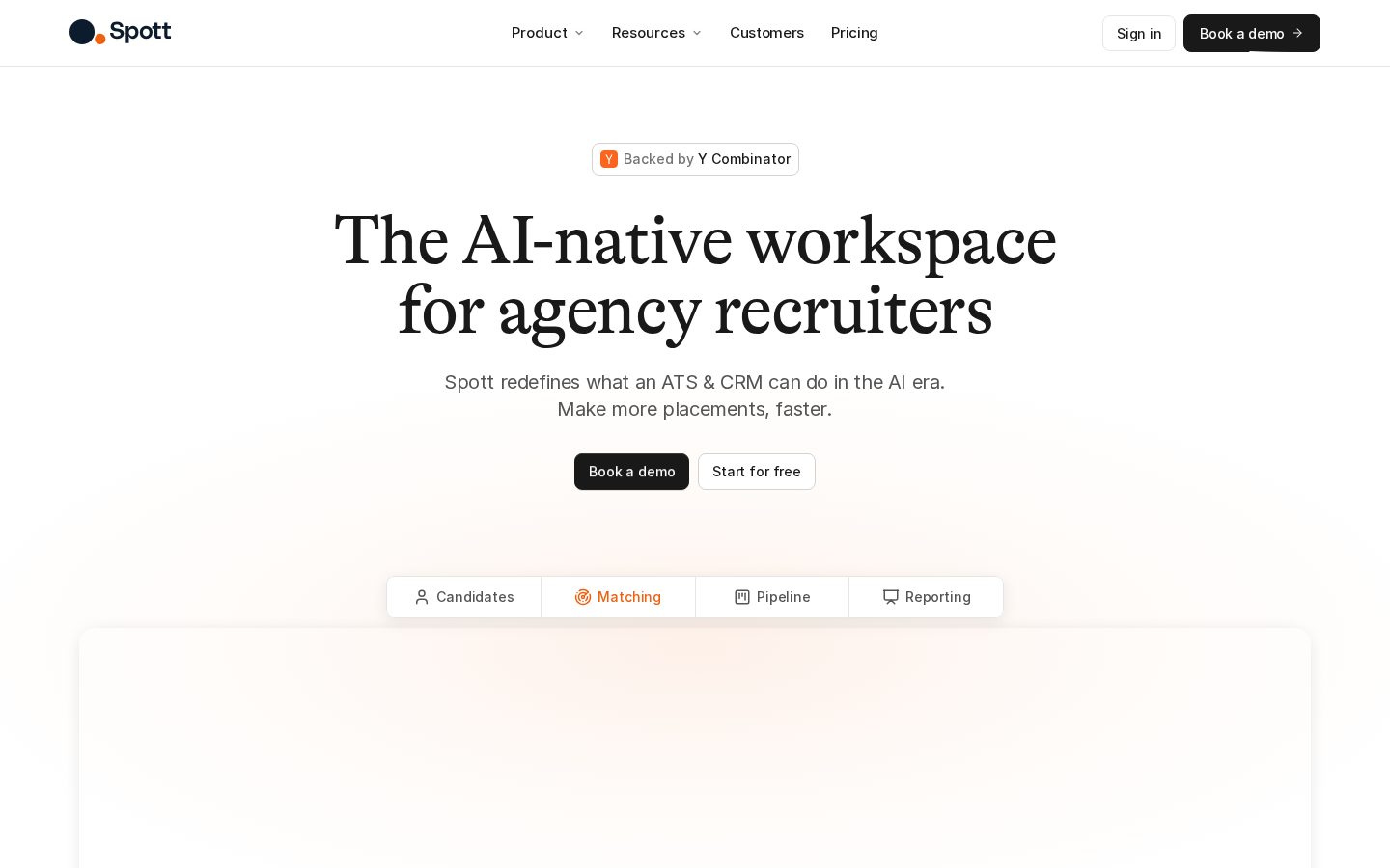 Spott Homepage