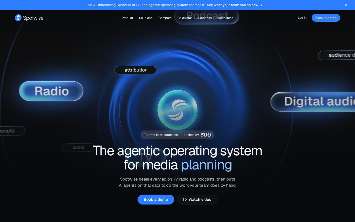 Spotwise Homepage
