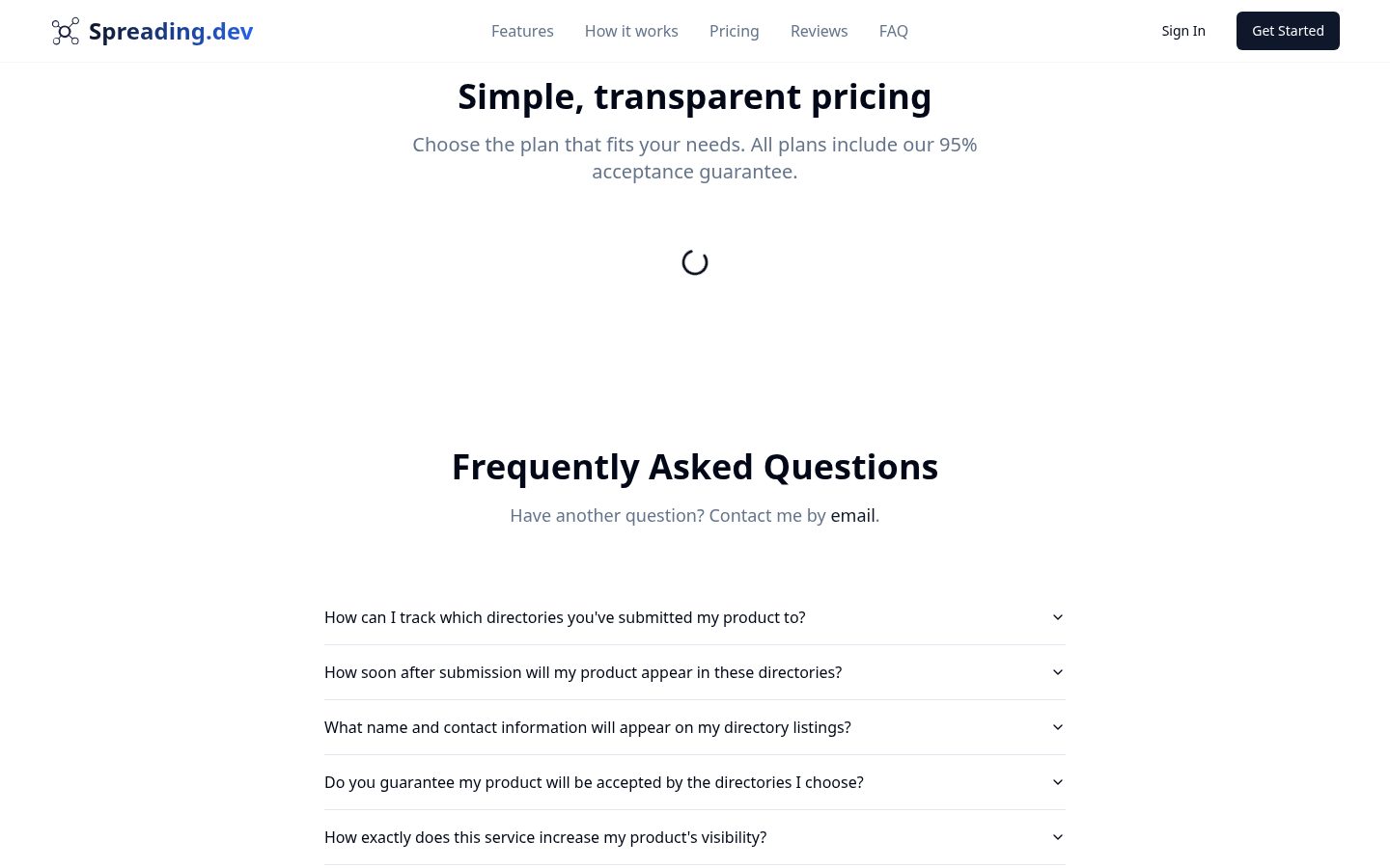 Spreading Pricing