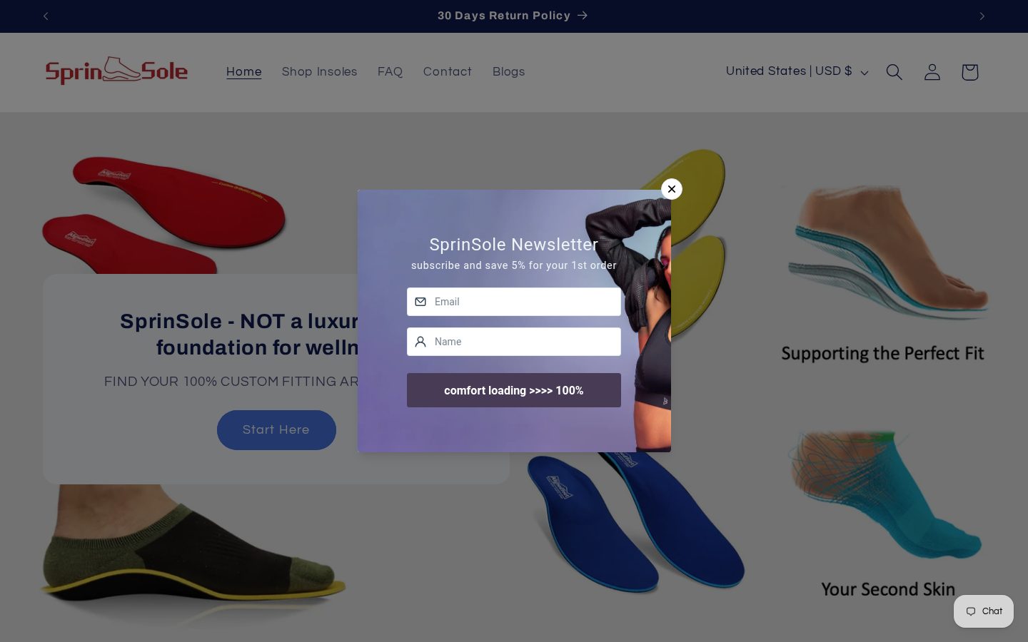 SprinSole Homepage