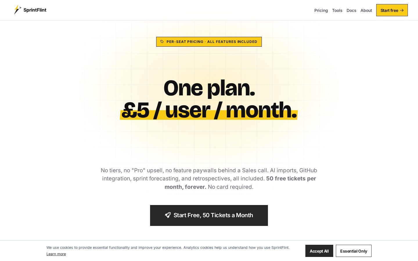 SprintFlint Pricing