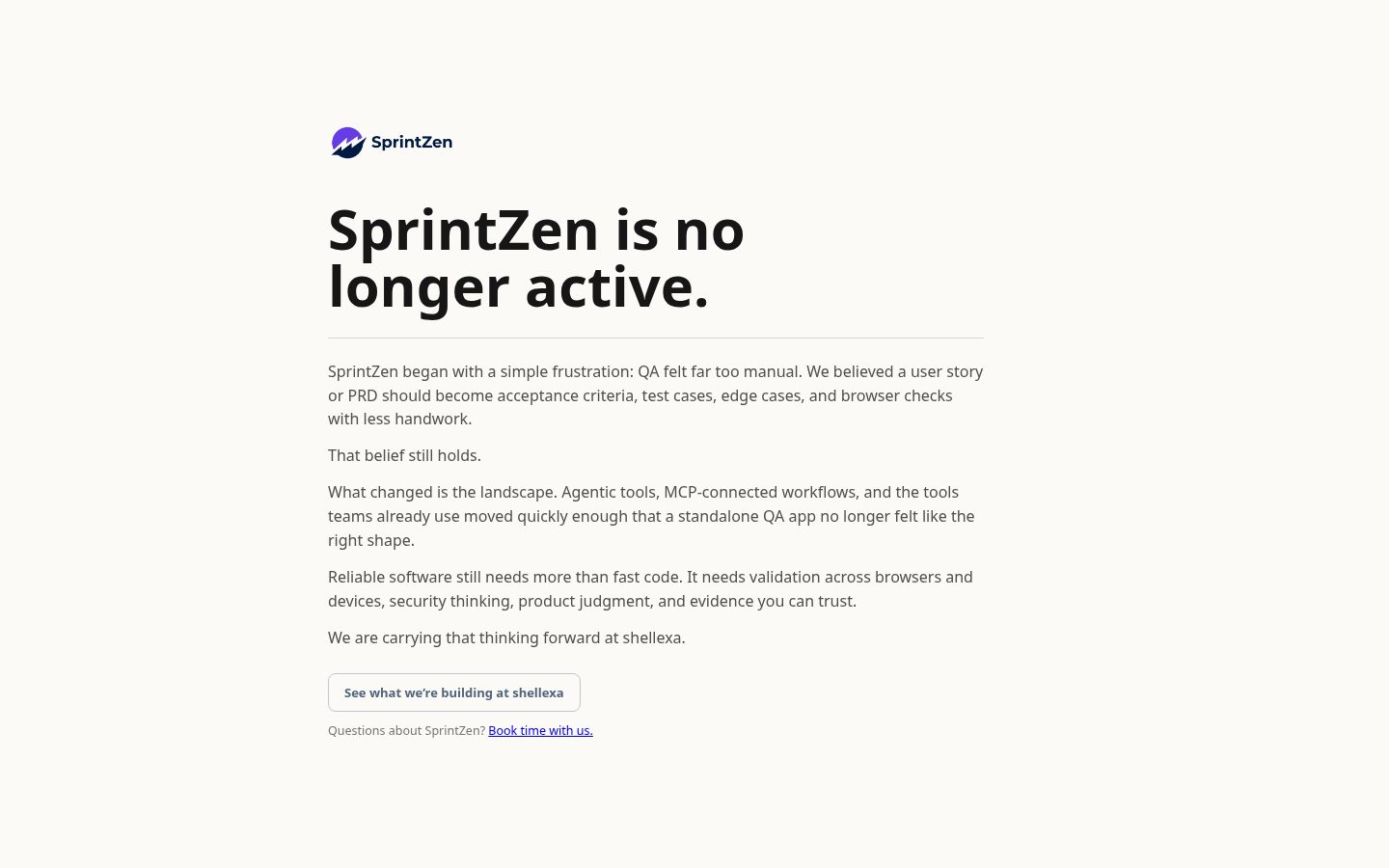 Sprintzen Homepage
