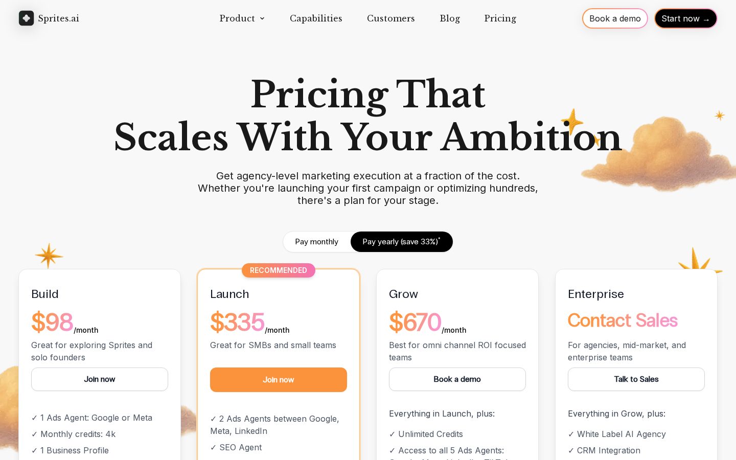 Sprites.ai Pricing