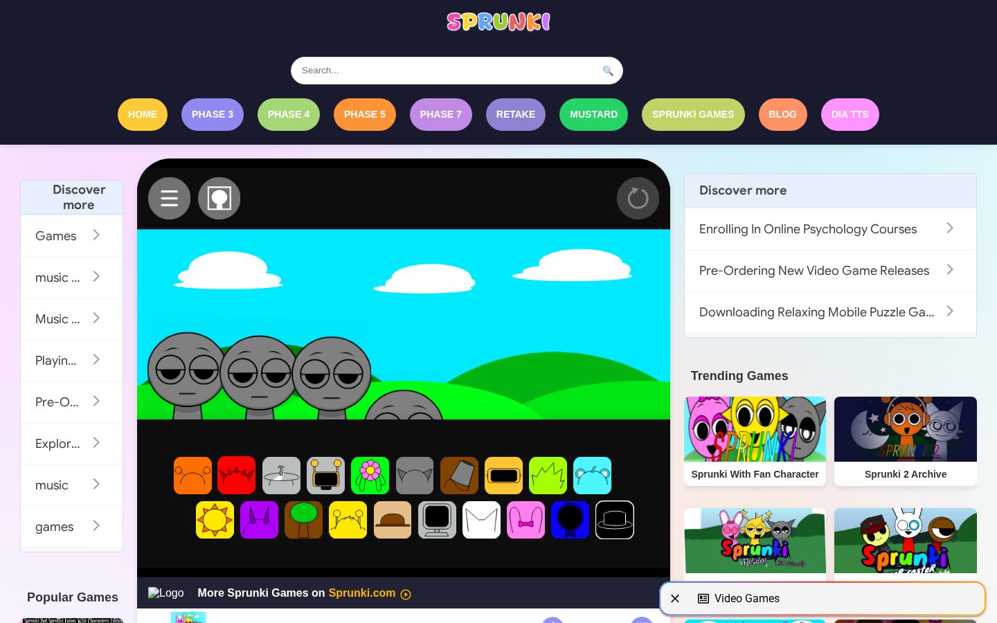 sprunky Homepage