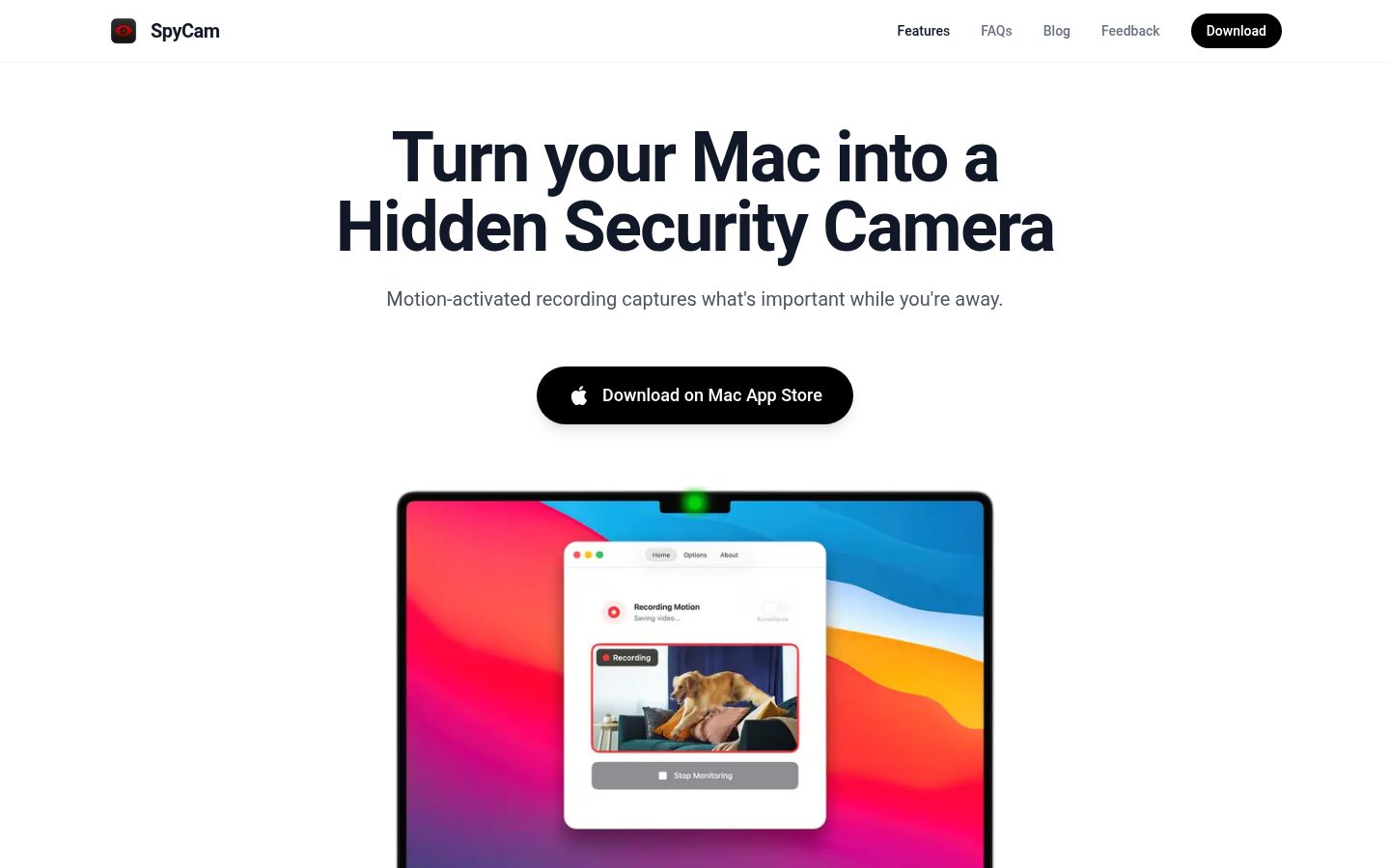 SpyCam Homepage