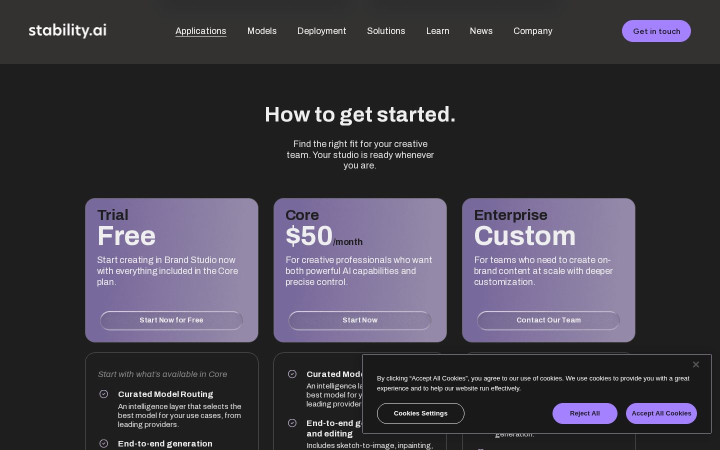 Stable Studio Pricing