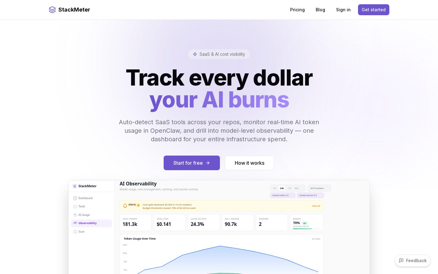 StackMeter Homepage