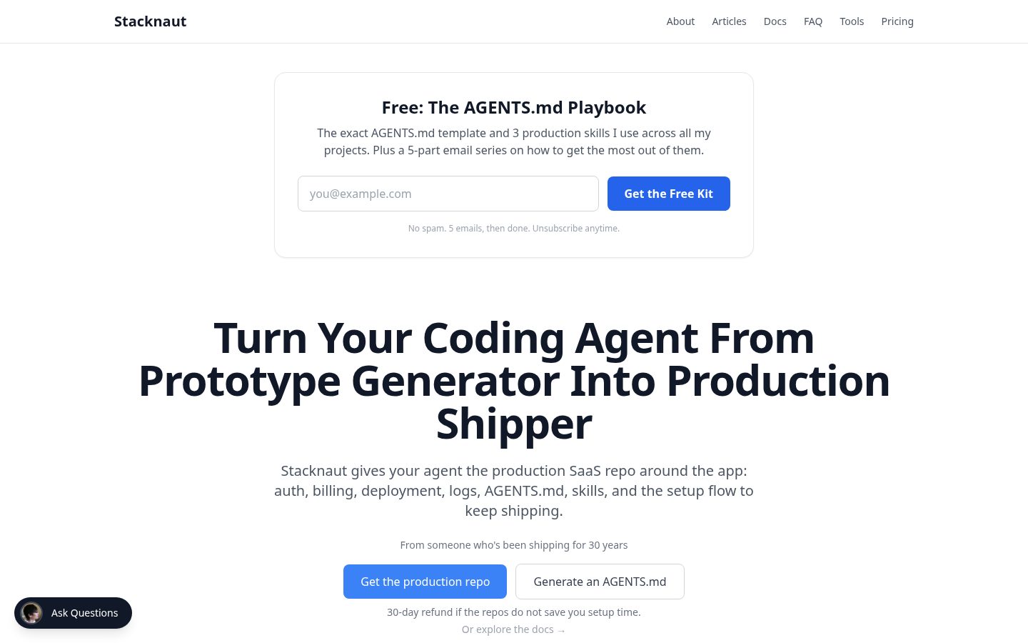 Stacknaut Homepage