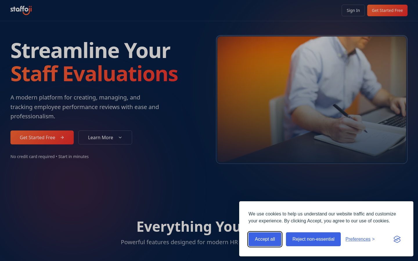 Staffoji Homepage