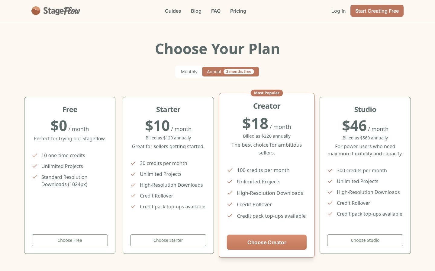 Stageflow.ai Pricing