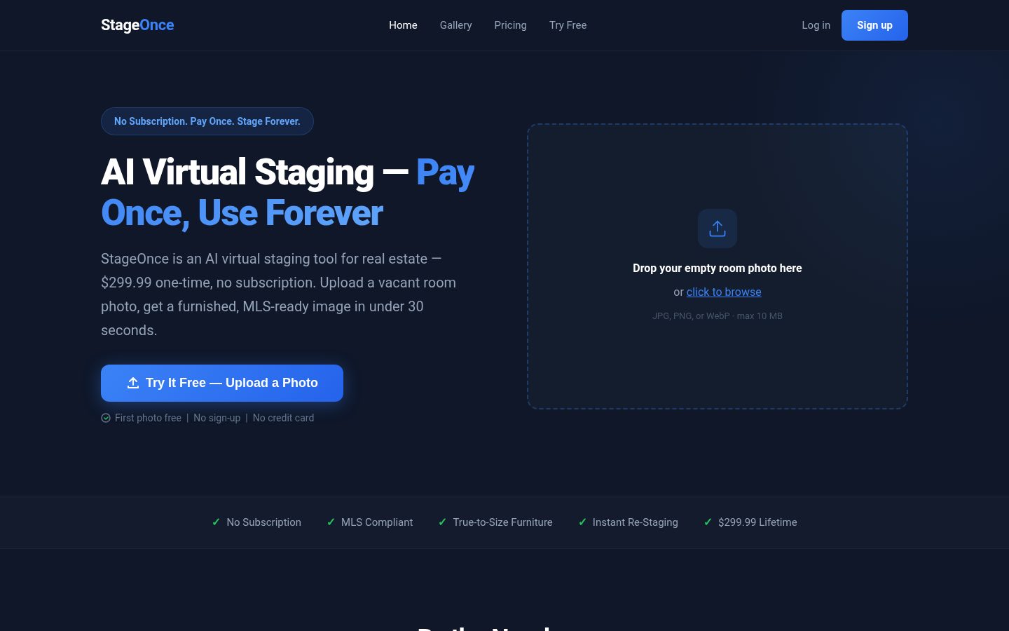 StageOnce Homepage