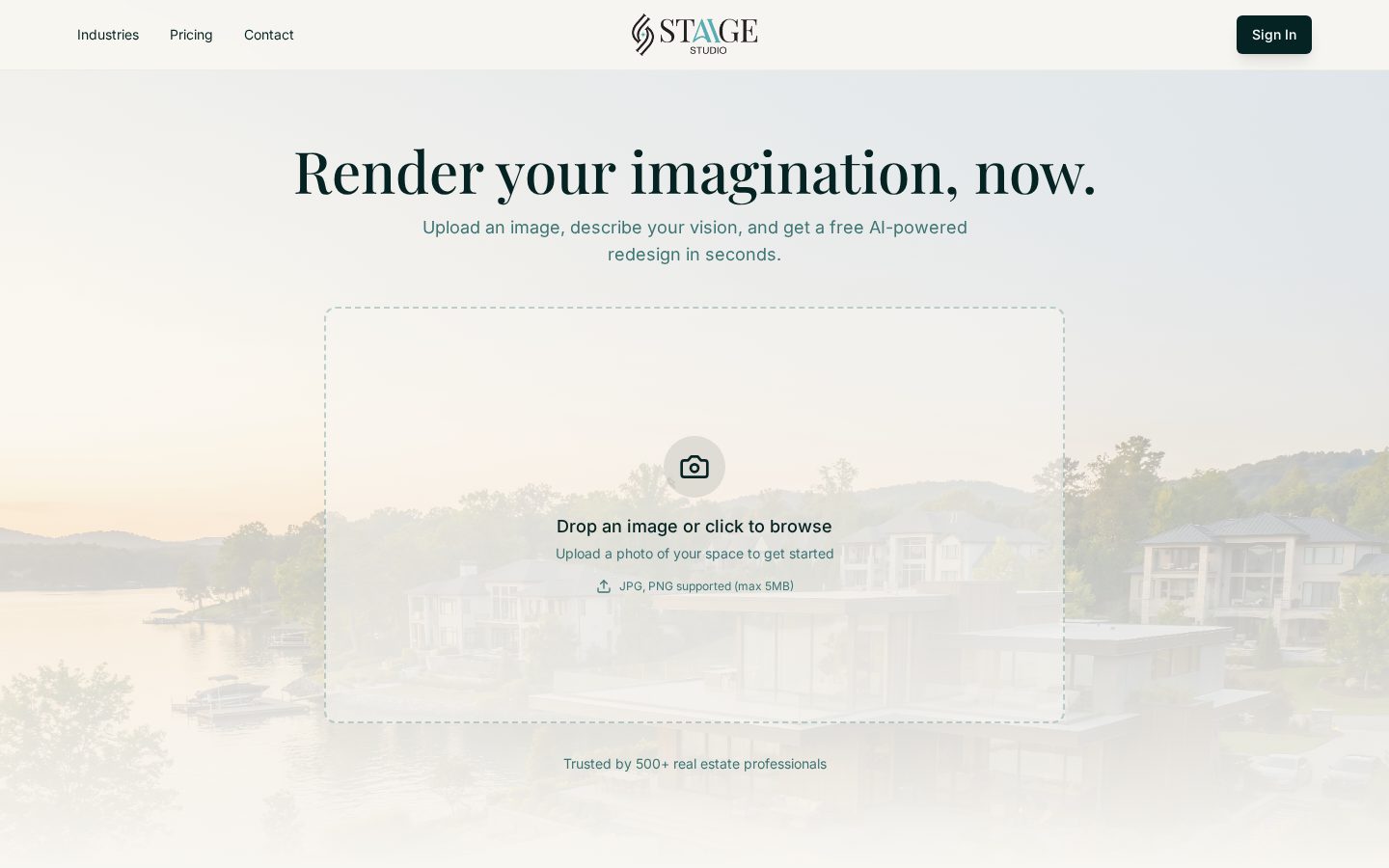 Staige Studio Homepage