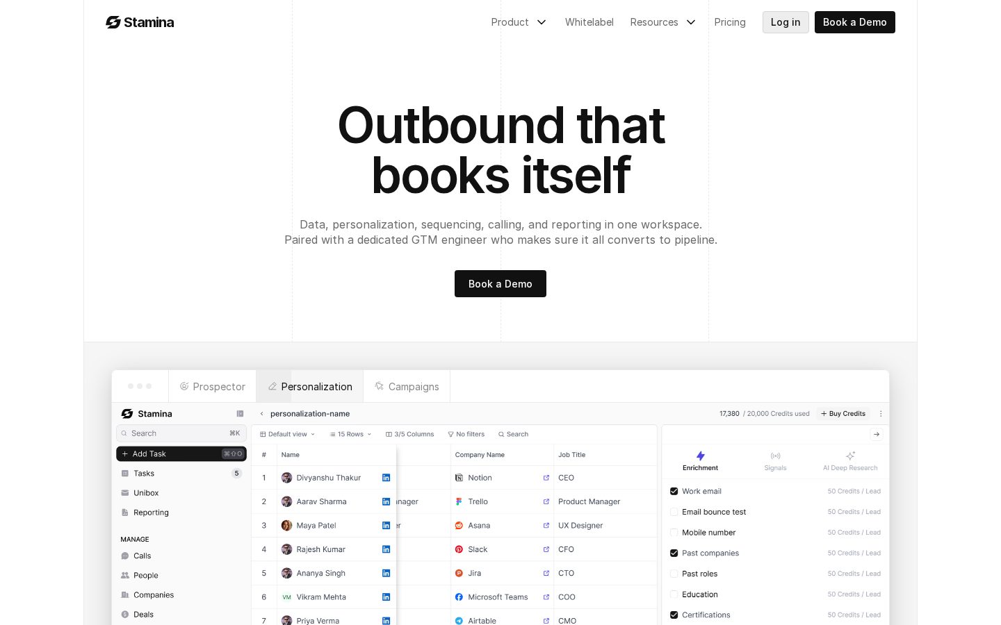 Staminaio Homepage
