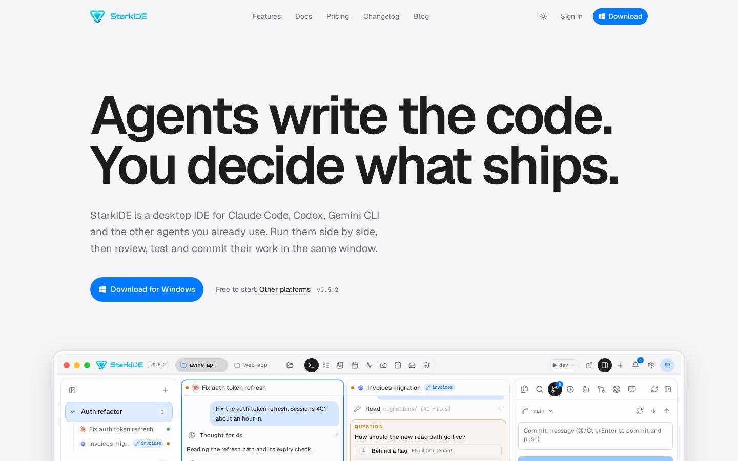 StarkIDE Homepage
