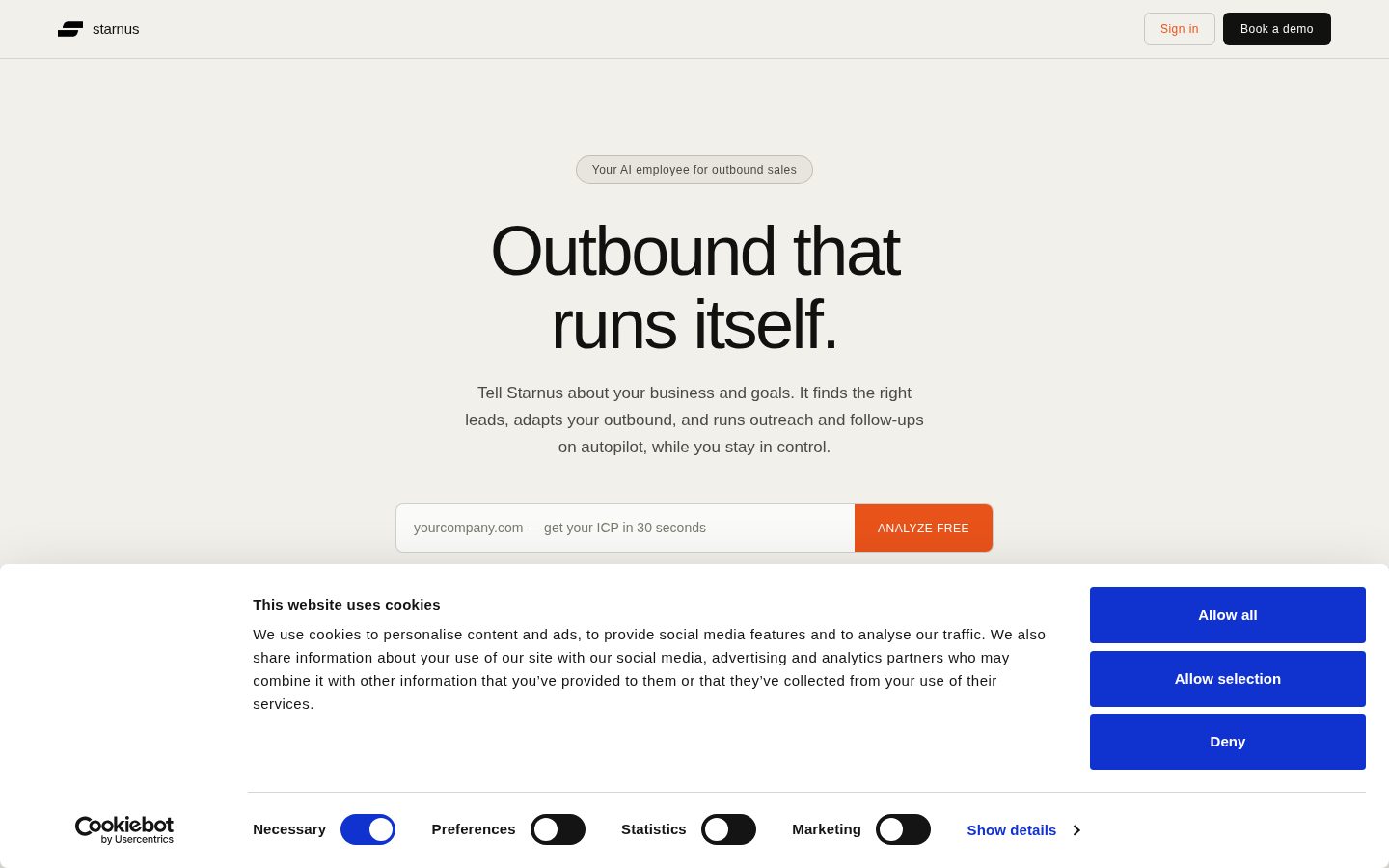 Starnus Homepage