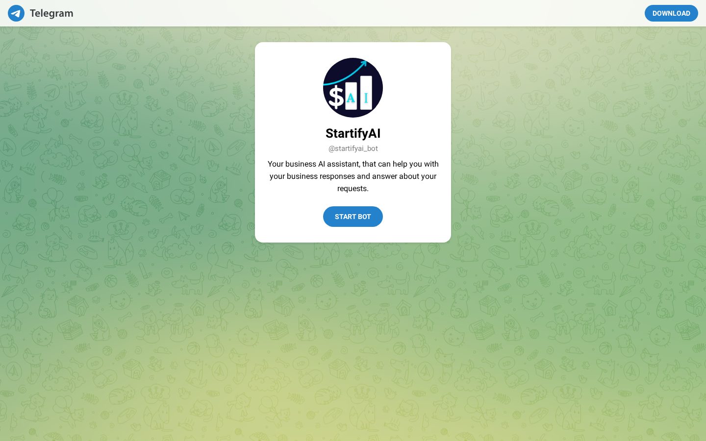 StartifyAI Homepage