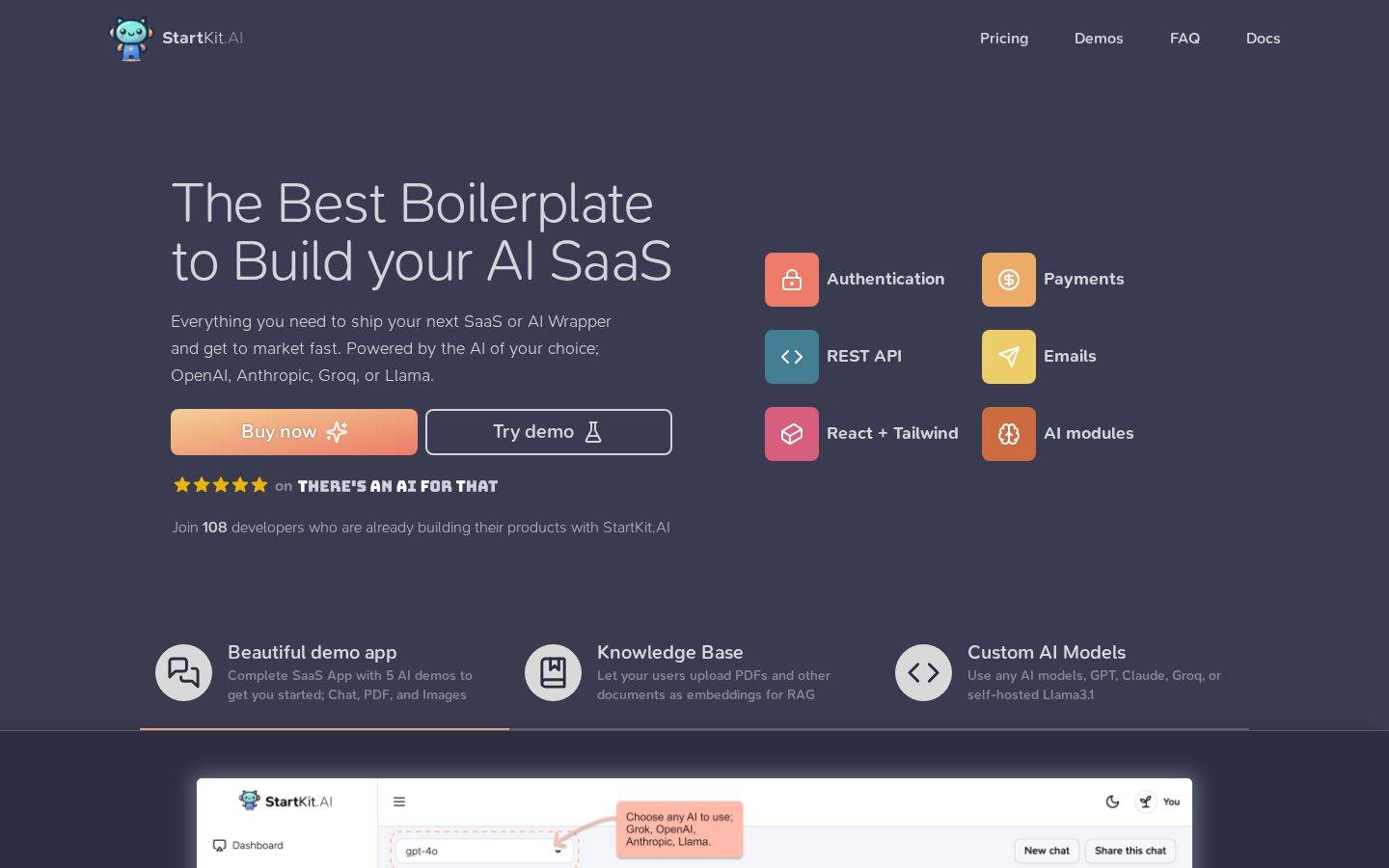 StartKit.AI Homepage